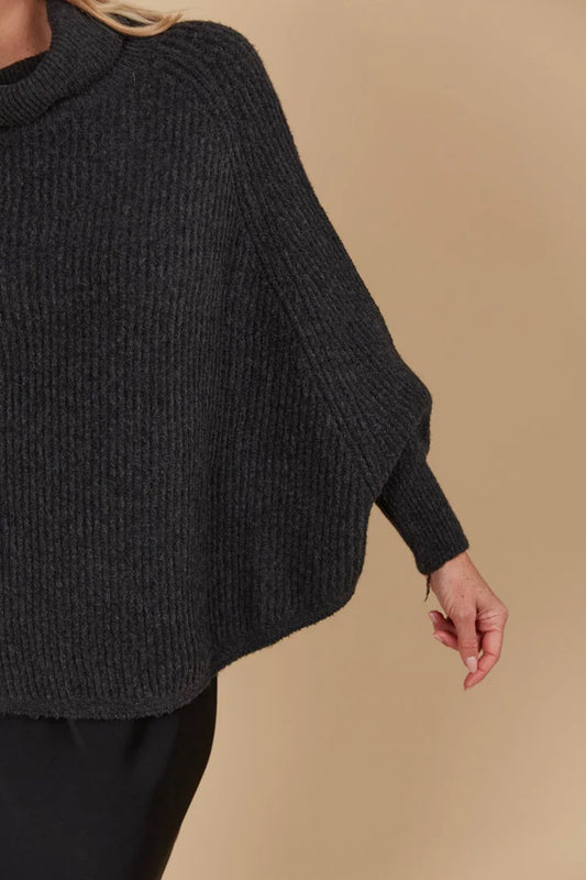 Miru Poncho - Ash One Size 