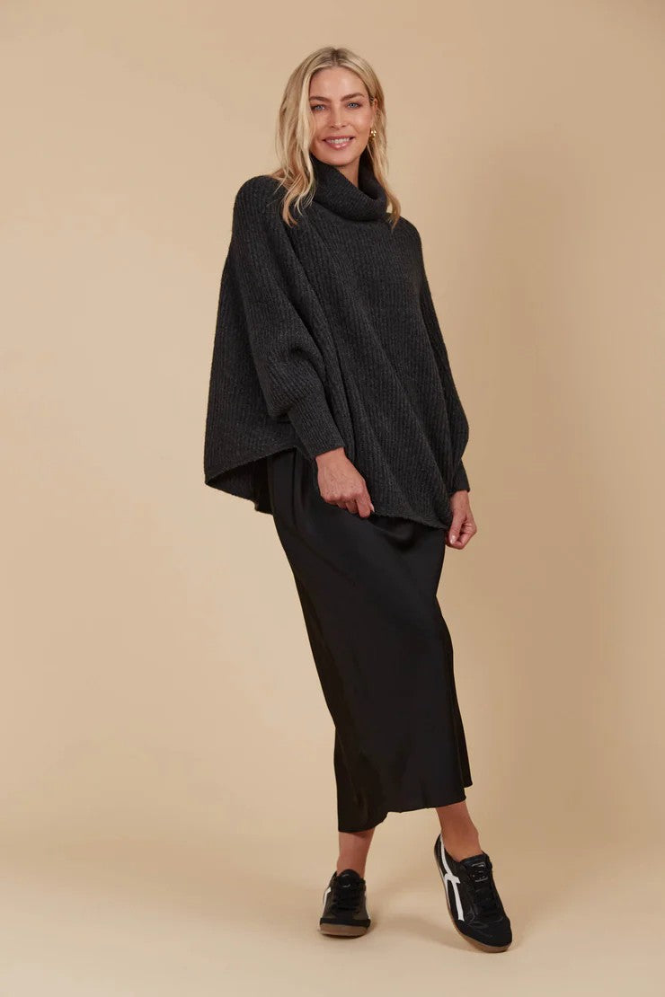 Miru Poncho - Ash One Size 
