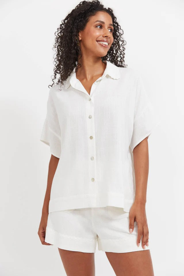 Haiti Shirt - White [siz:medium]