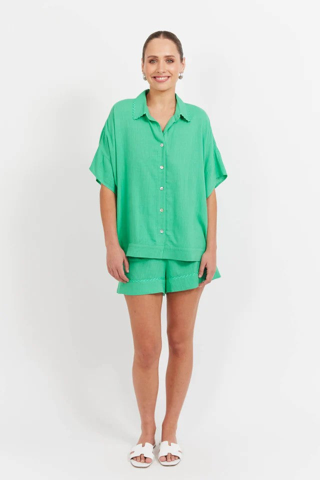 Haiti Shirt - Green [siz:xlarge]