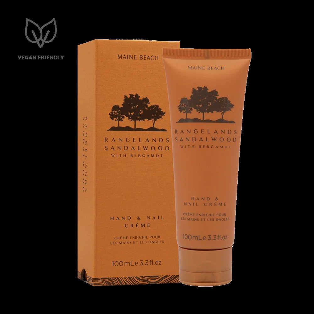 Rangelands Sandalwood Collection - Hand & Nail Creme 100ml Boxed 