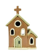 Tealight - Small Church Sage Roof
