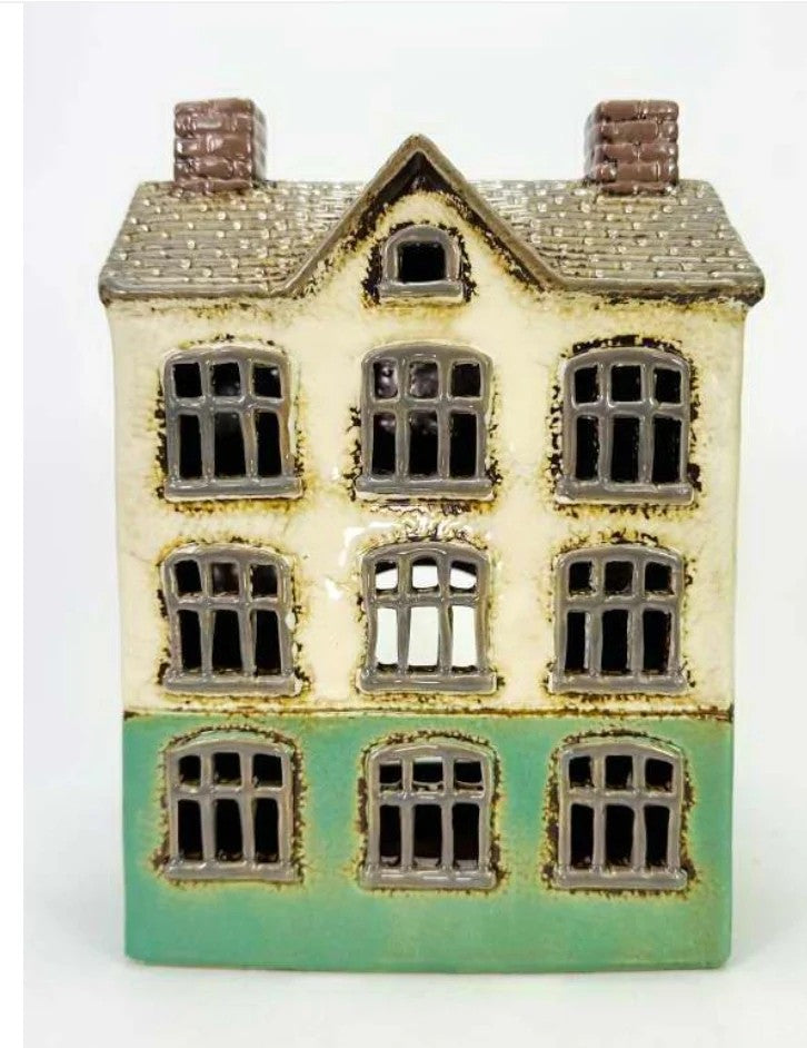 Tealight - Ceramic Victorian Manor House 