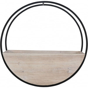 Full Circle White Wash Wall Planter Large