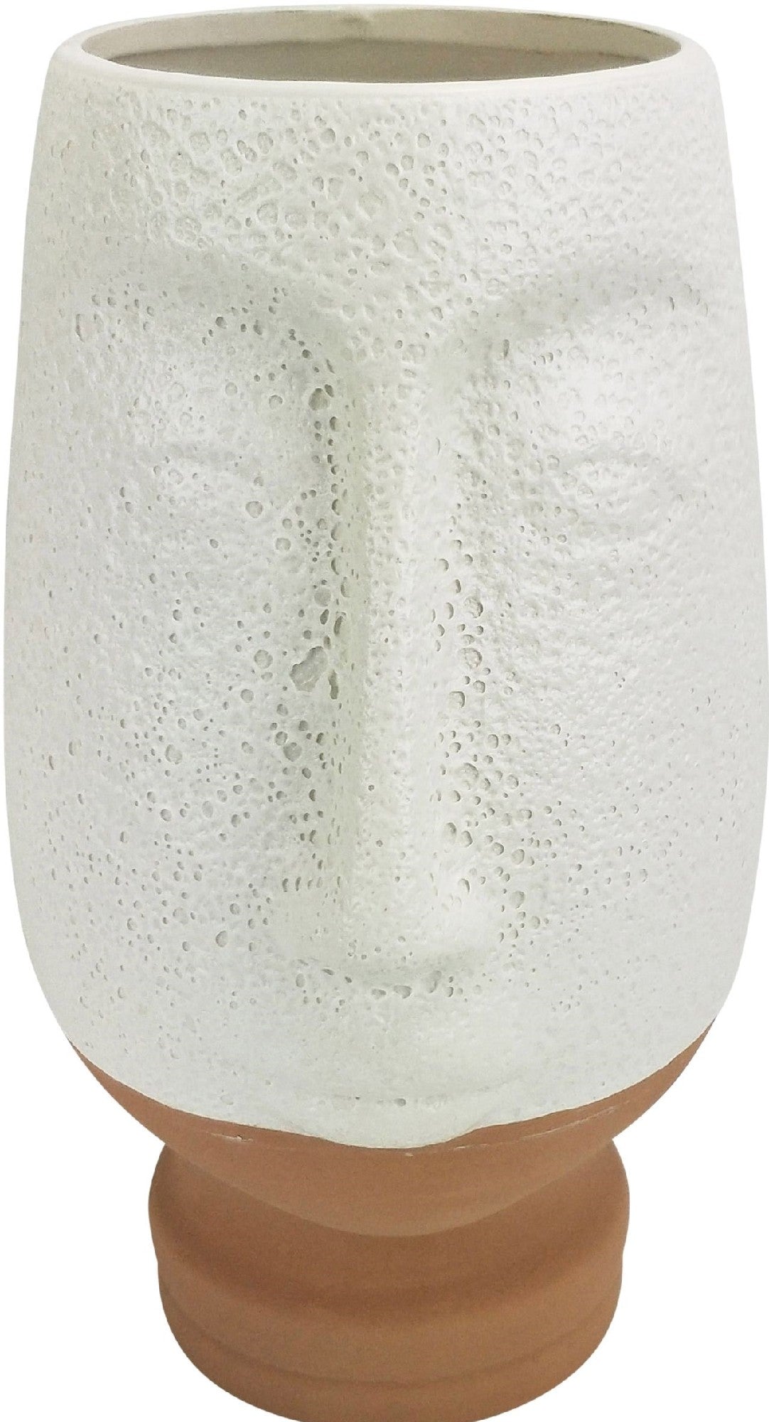 Vase Kendall Face White Medium