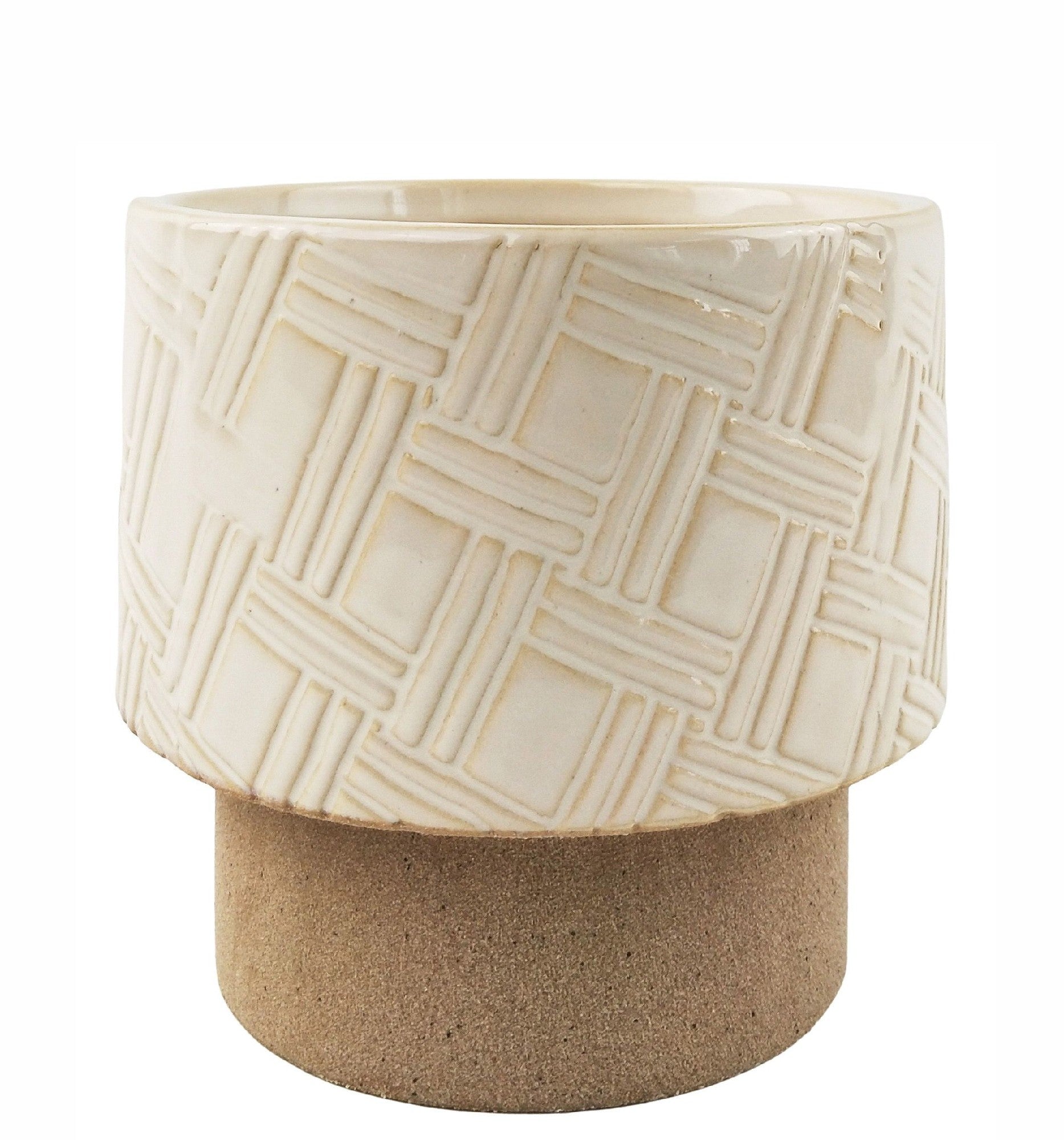 Neveah Planter White Sml 12.5cm