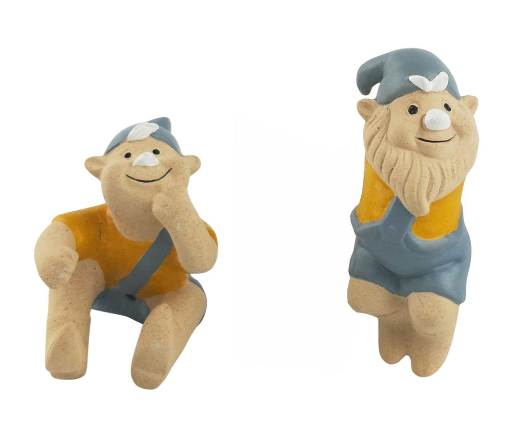 Pot Hanger - Gnome Blue & Yellow