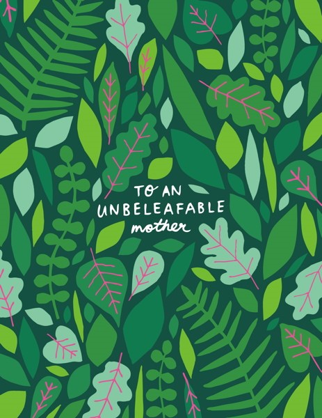 Mothers Day Card - Umbeleafable Mother