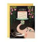 Card- Pink Elephant Birthday 