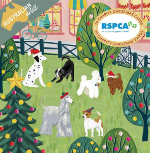 Rspca Charity Cards - Playful Dogs 