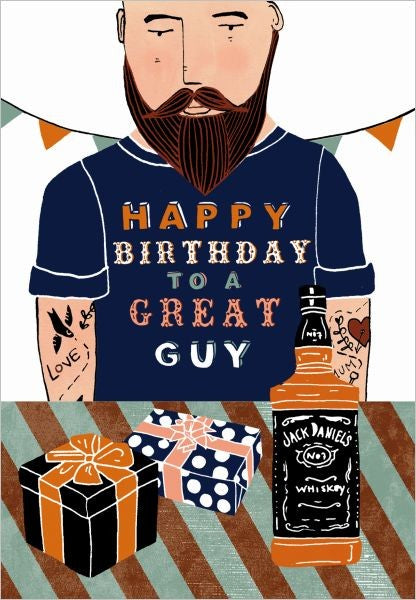 Card - Happy Birthday To A Great Guy