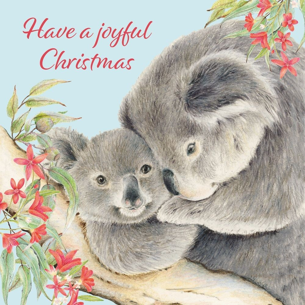 Rspca Charity Christmas Card Joyful Koala