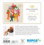 Rspca Charity Christmas Card Weath Of Ribbons