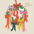 Rspca Charity Christmas Card Weath Of Ribbons