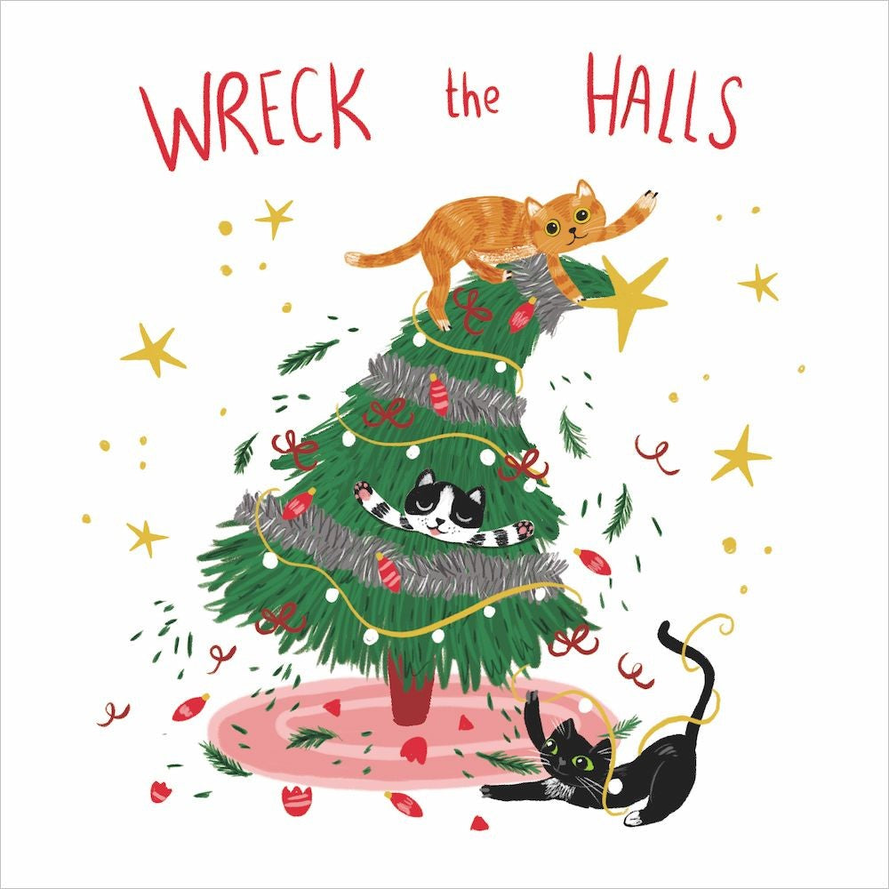 Jeans For Genes Charity Christmas Card Wreck The Halls