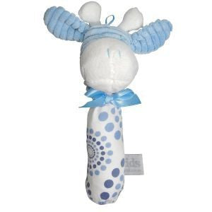 Giraffe Blue Pattern Stick Squeaker
