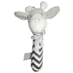 Giraffe Grey Pattern Stick Squeaker
