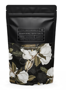 Classic White Floral Jasmine,citus & Geranium Bath Salt  1kilo 