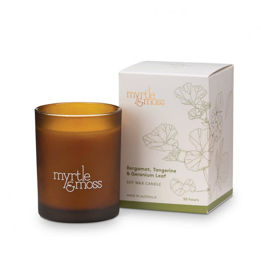Myrtle & Moss Candle [sce:rose Geranium]
