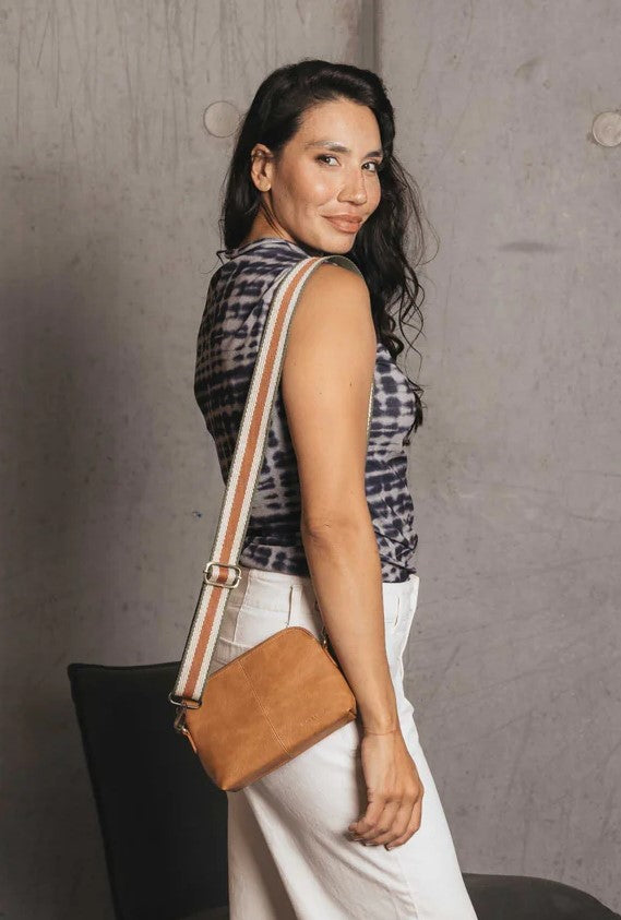 Harlow Tan Small Crossbody 