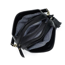 Load image into Gallery viewer, Cartia Black Crossbody Bag
