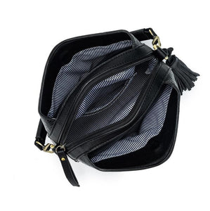 Cartia Black Crossbody Bag