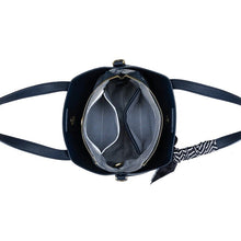 Load image into Gallery viewer, Amelie Deep Navy 2 Peice Top Handle Bag 
