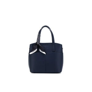 Amelie Deep Navy 2 Peice Top Handle Bag 