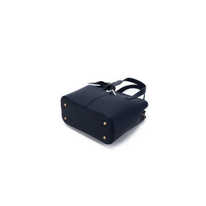Amelie Deep Navy 2 Peice Top Handle Bag 