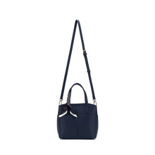 Load image into Gallery viewer, Amelie Deep Navy 2 Peice Top Handle Bag 

