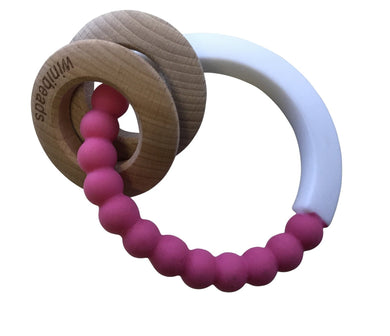 Rose Pink/white Combi Teether