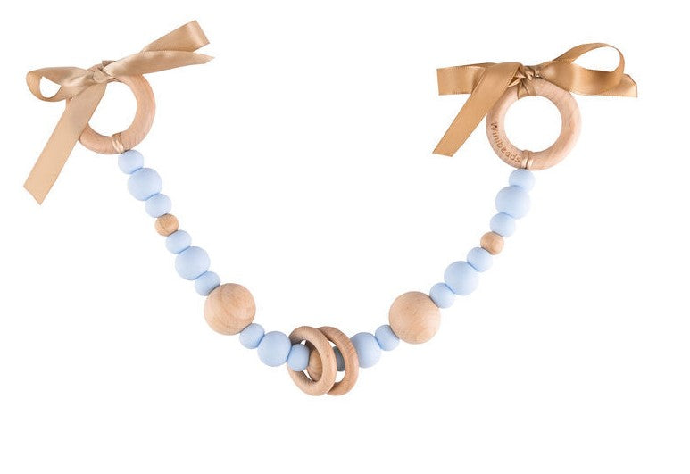 Pale Blue Harlow Pram Garland