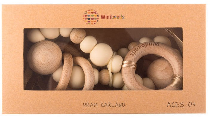 Navajo White Harlow Pram Garland 