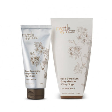 Myrtle & Moss Hand Cream 75ml [sce:rose Geranium]