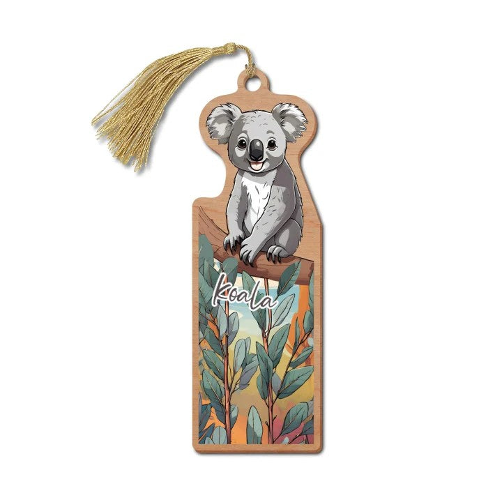 Koala - Australian Made Wooden Bookmark 