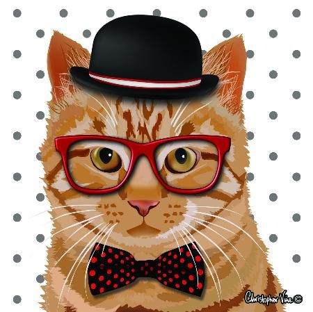 The Mob:silver Rupert Greeting Card