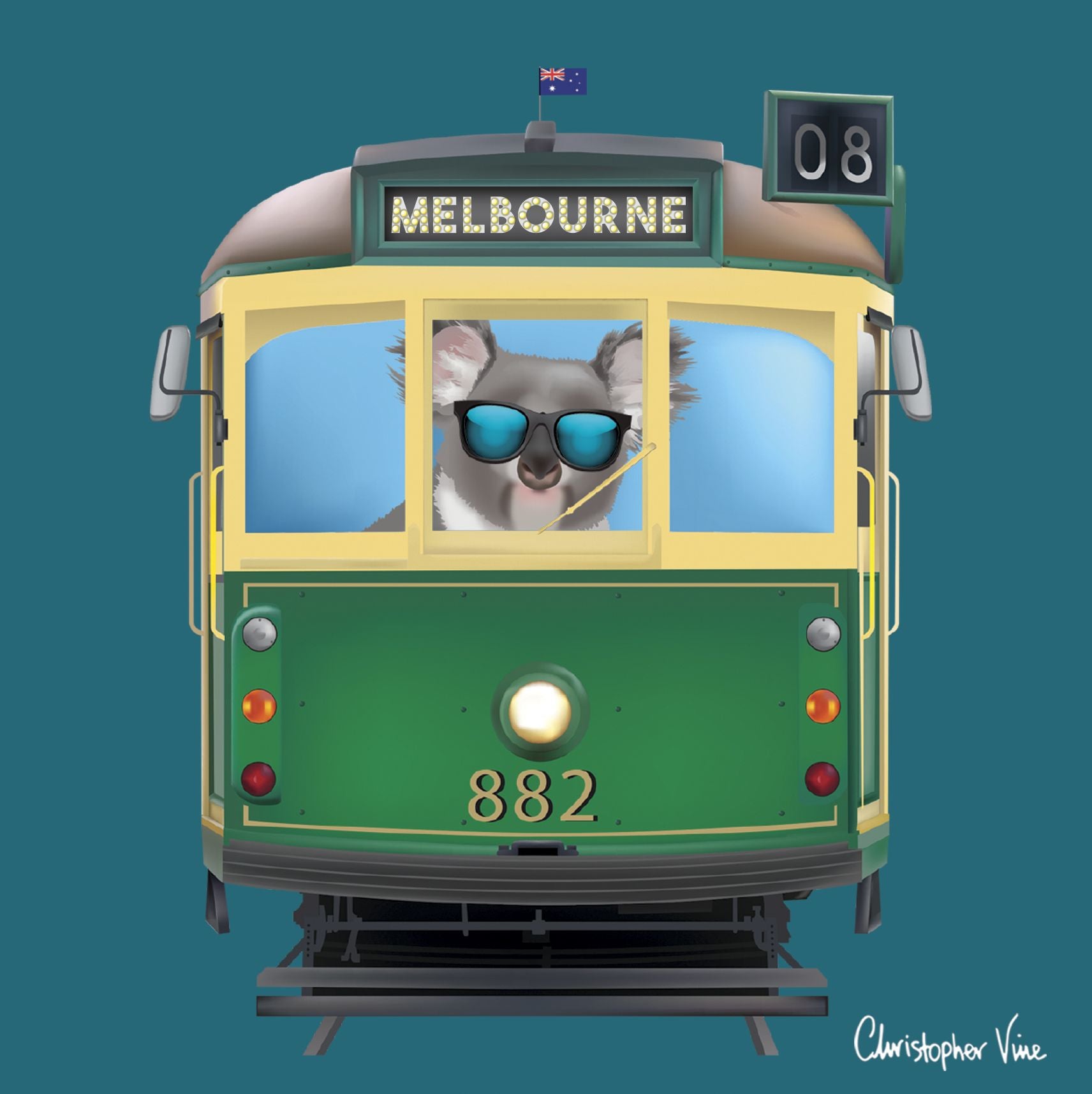 Melbourne Greeting Card
