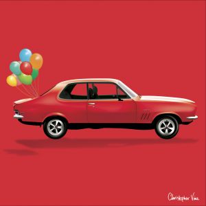 Red Torana Greeting Card
