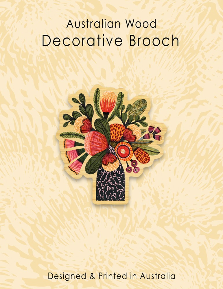 Brooch - Aussie Natives