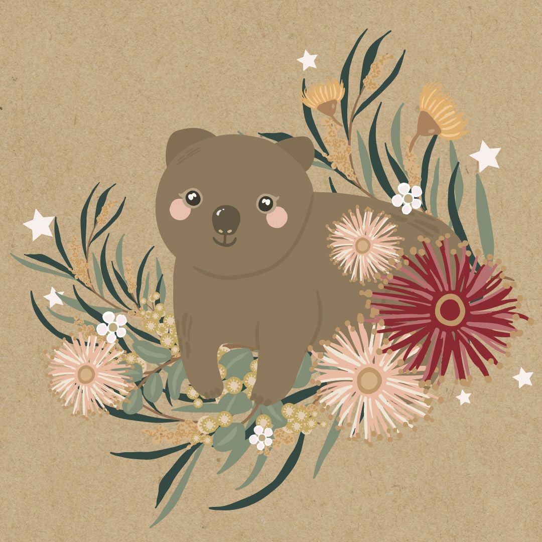 Mini Card - Wombat