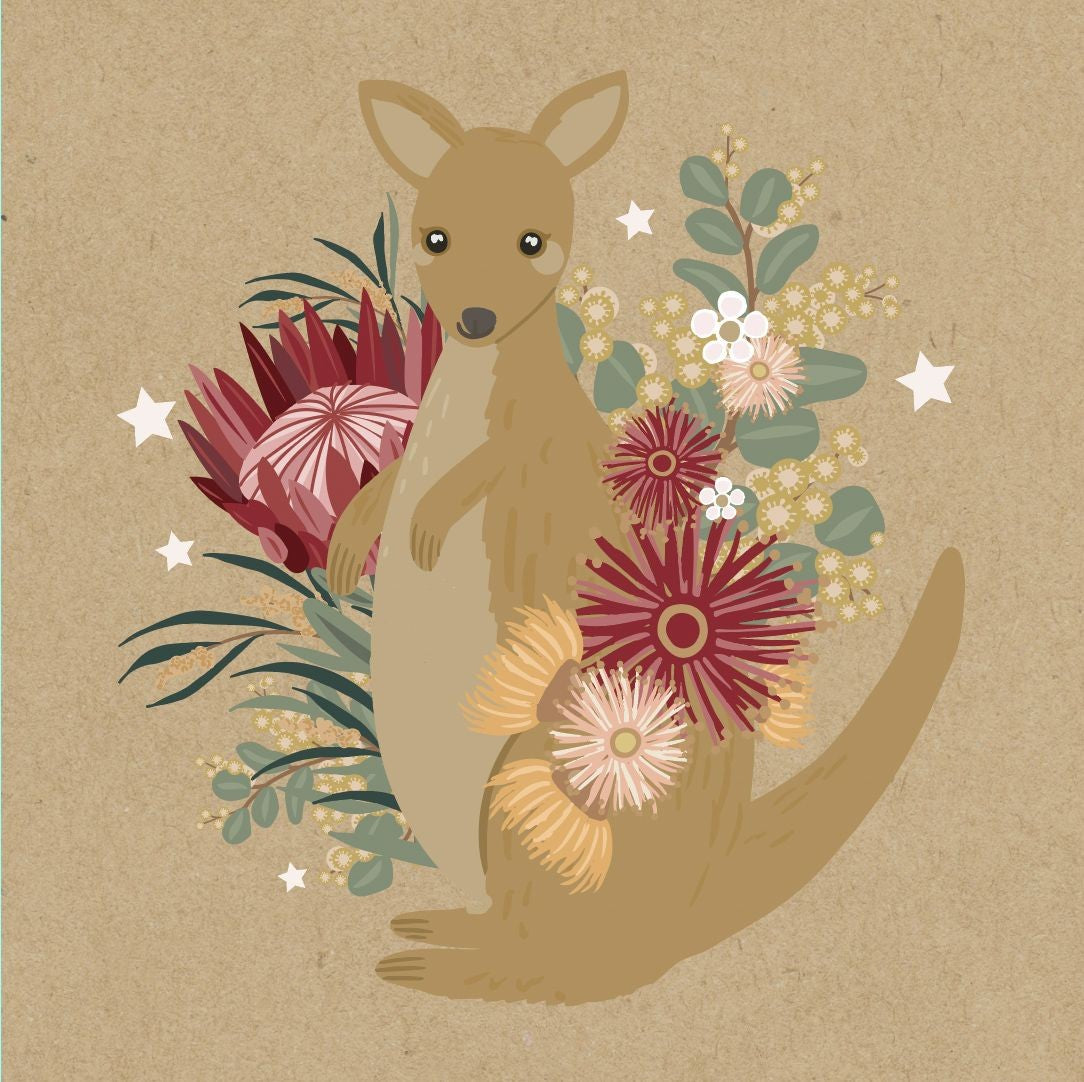 Mini Card - Kangaroo