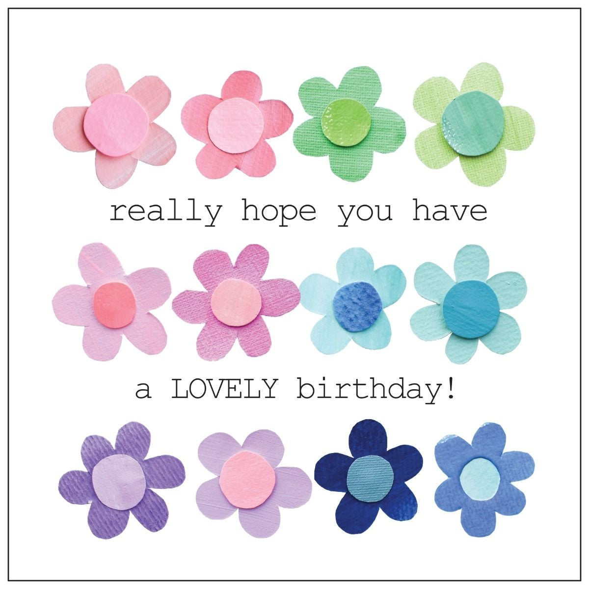 Mini Card - Lovely Birthday Flower