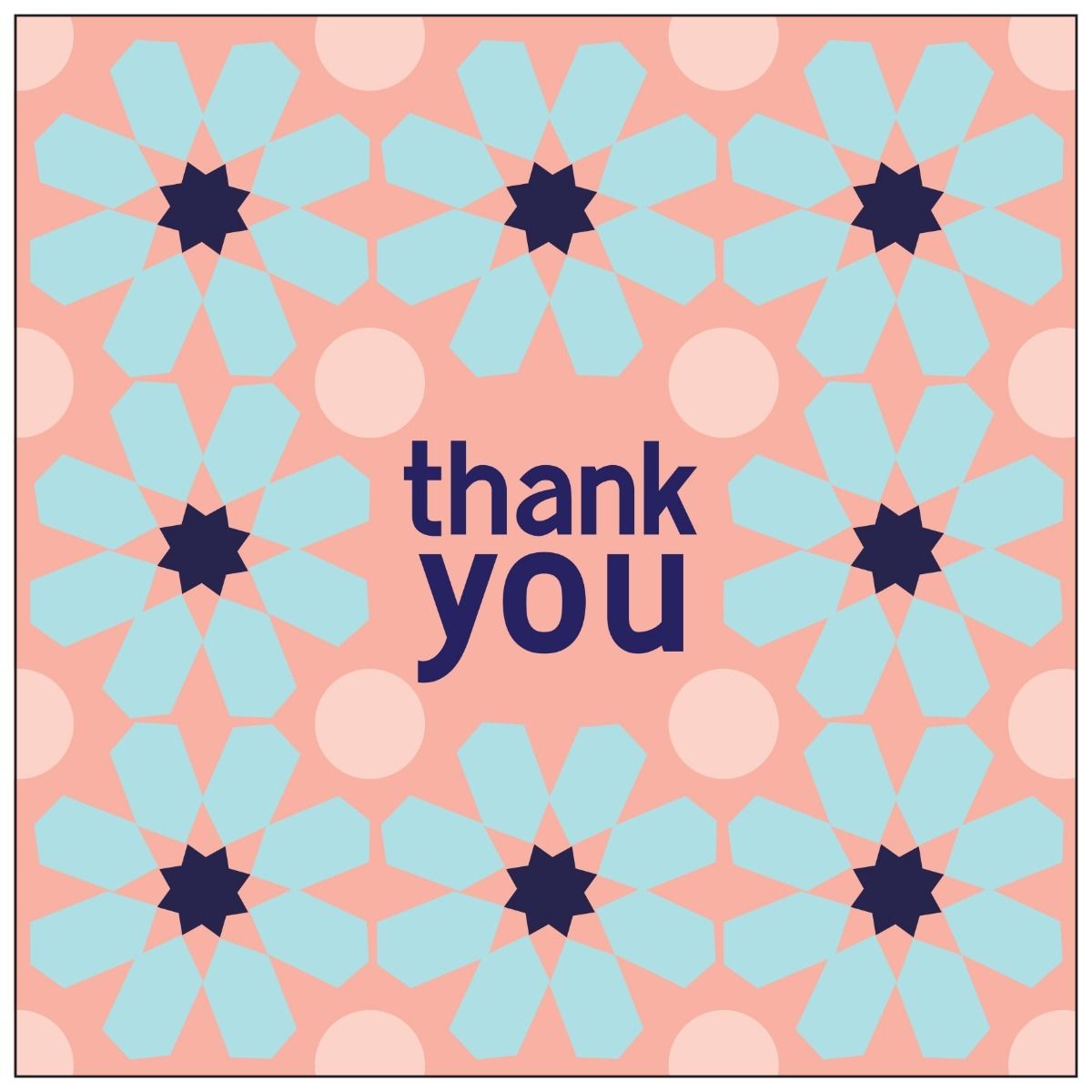 Mini Card - Thank You Geo