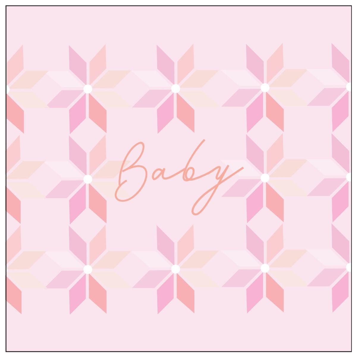 Mini Card - Geo Baby Girl