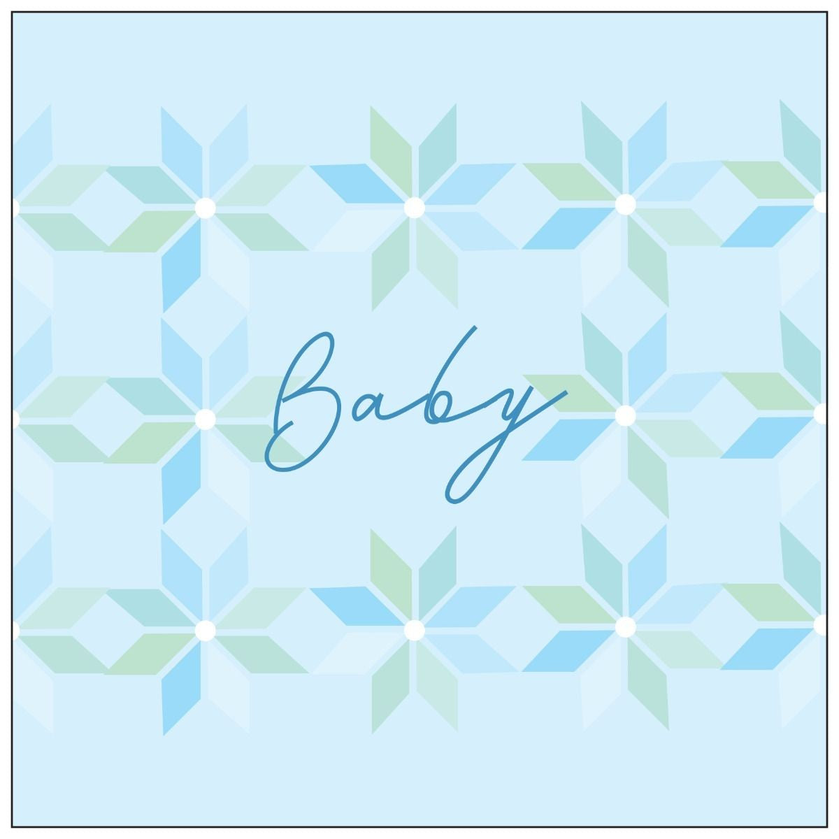 Mini Card - Geo Baby Boy