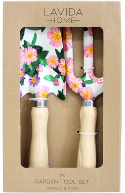 Garden Tool Set Of 2 Hibiscus