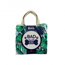 Load image into Gallery viewer, Bad To The Bone Reusable Shopping Bag
