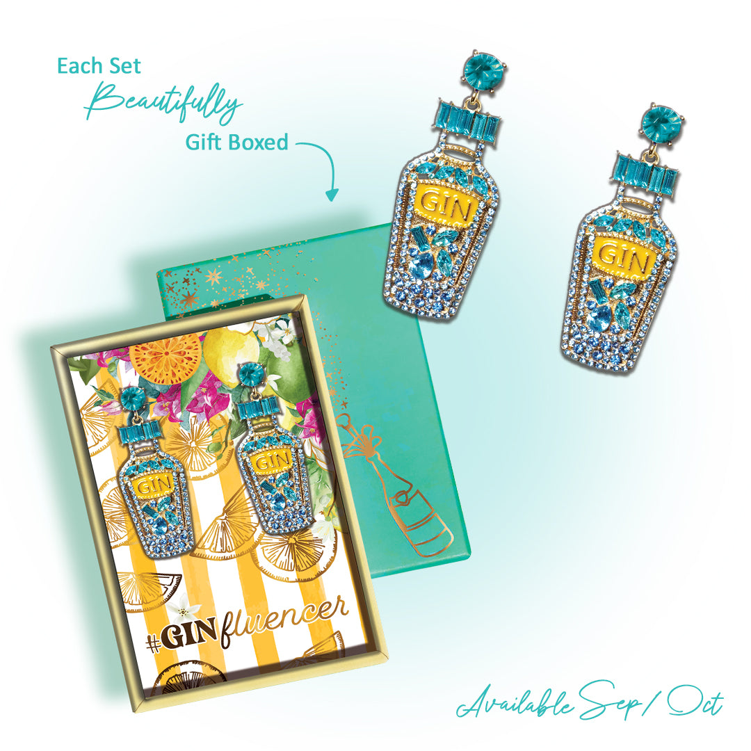 Fashion Earrings - Ginfluencer Gin Bottles