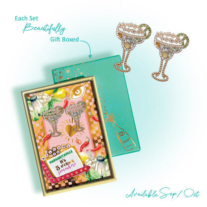 Fashion Earrings - Margaritaville Margarita Glasses