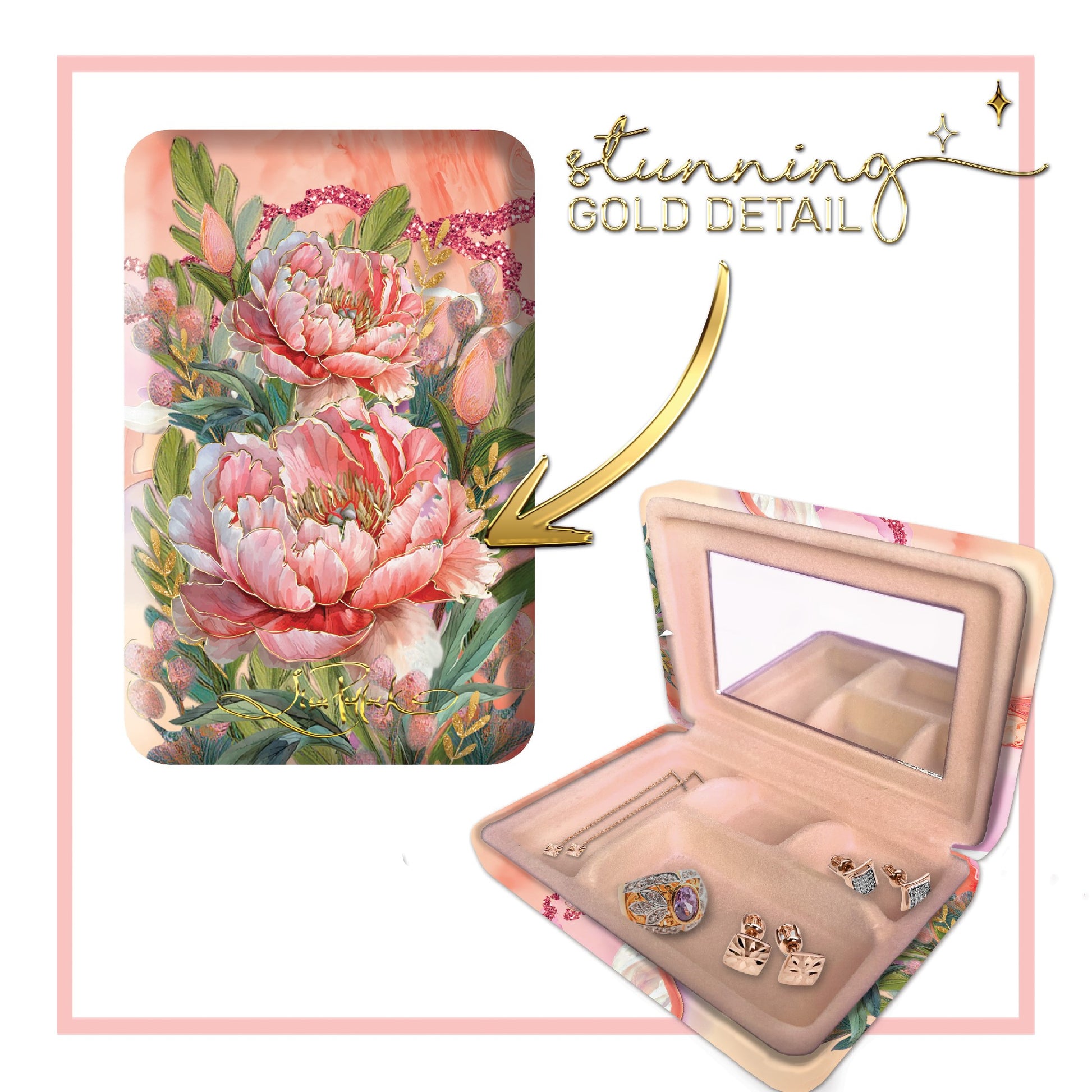 Jewellery Case -blush Beauty